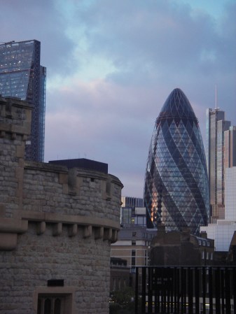 View of The Gherkin from The Tower